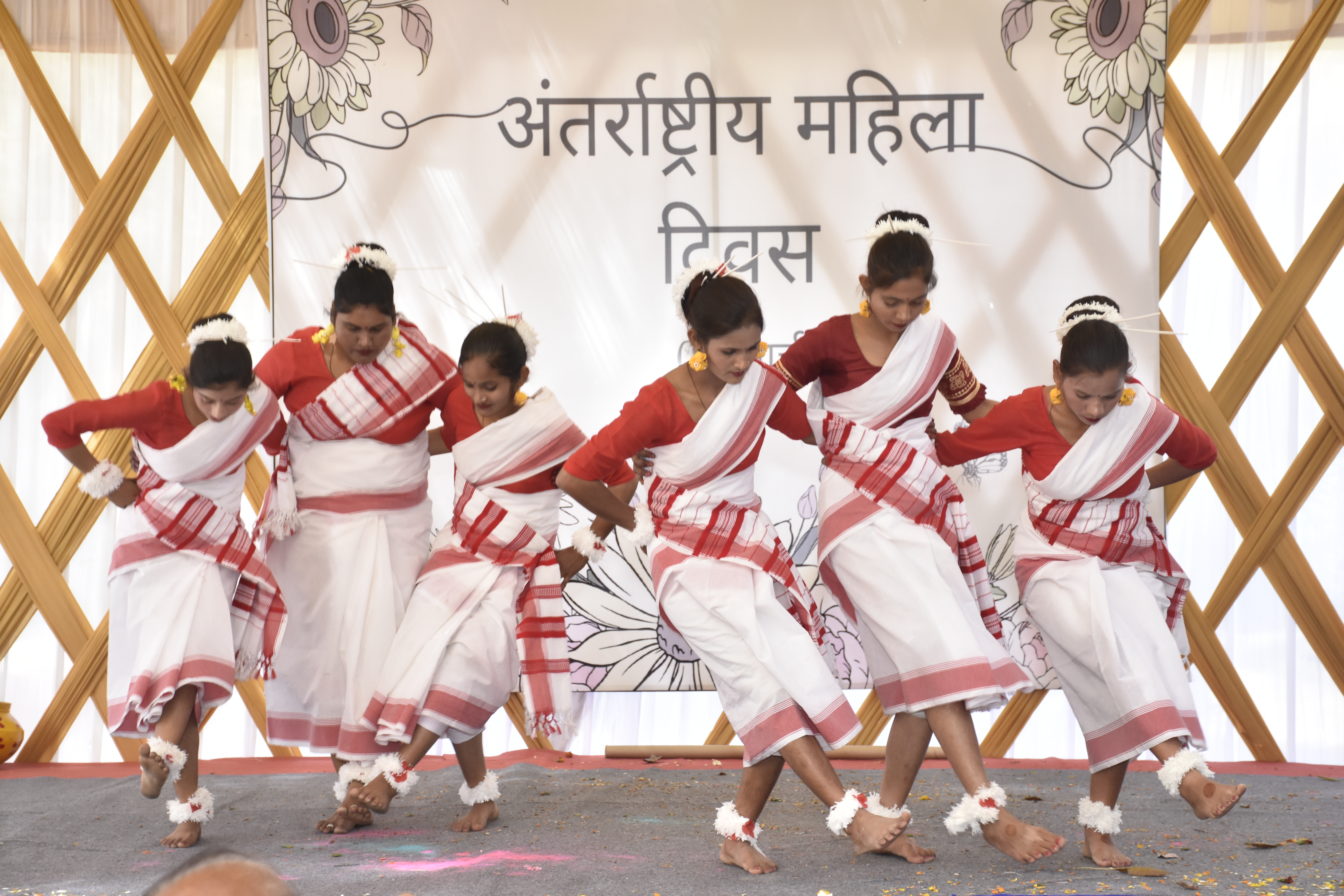 International womens Day - Cultural Program by Students of Vocational Training Center - Dance from Jharkhand State